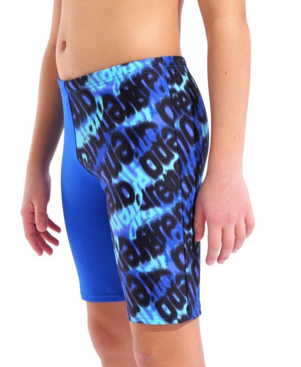 ARENA ARENA B CROWDED SWIM JAMMER NEON BLUE  (blauw) - De Peperstraat (Poperinge)