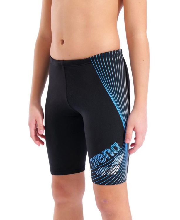 ARENA ARENA B DESIGN SWIM AJMMER BLACK/TURQ  (zwart) - De Peperstraat (Poperinge)