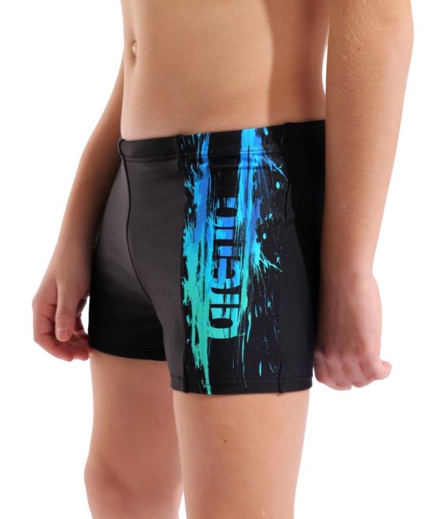 ARENA ARENA B PAINT SWIM SHORT BLACK/MULTI  (zwart) - De Peperstraat (Poperinge)