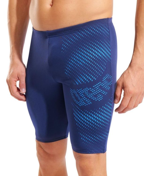 ARENA ARENA M DISTORTION SWIM JAMMER NAVY/TURQUOISE  (blauw) - De Peperstraat (Poperinge)