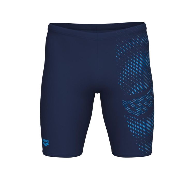 ARENA ARENA M DISTORTION SWIM JAMMER NAVY/TURQUOISE  (blauw) - De Peperstraat (Poperinge)