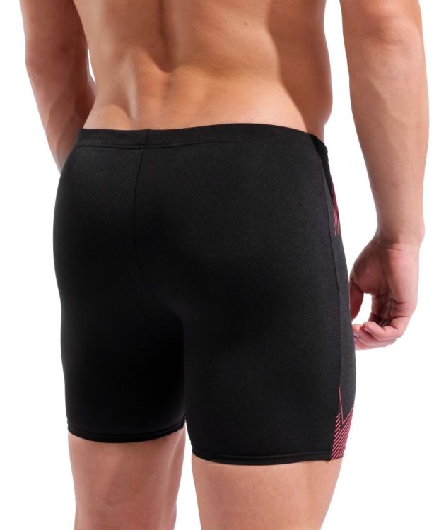 ARENA ARENA M GRAPHIC SWIM MID JAMMER BLACK/CORAL  (zwart) - De Peperstraat (Poperinge)