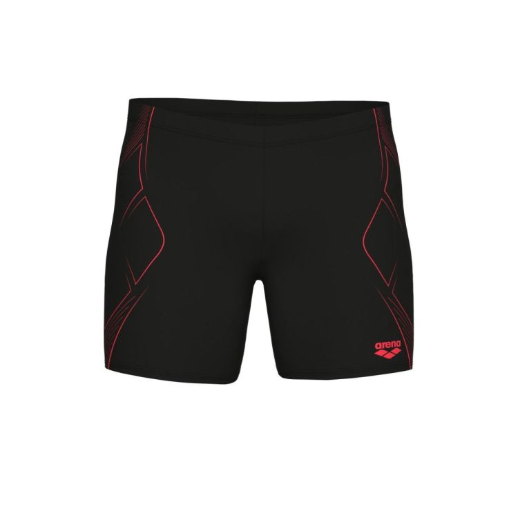 ARENA ARENA M GRAPHIC SWIM MID JAMMER BLACK/CORAL  (zwart) - De Peperstraat (Poperinge)