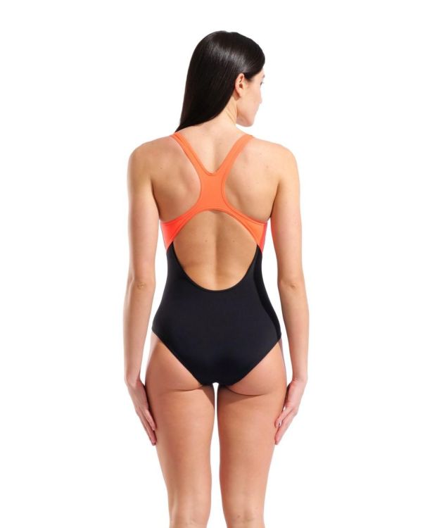 ARENA ARENA W JELLYFISH SWIMSUIT SWIM PRO BACK BLACK/MULTI  (zwart) - De Peperstraat (Poperinge)