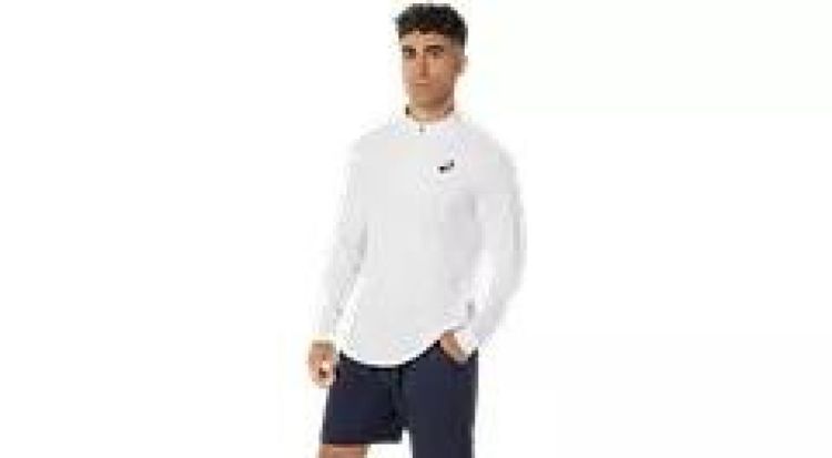  ASICS MENS COURT LS 1/2 ZIP TOP  - De Peperstraat (Poperinge)