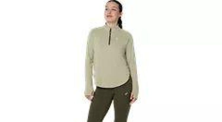 ASICS ASICS NAGINO RUN 1/4 ZIP LS TOP  (beige) - De Peperstraat (Poperinge)