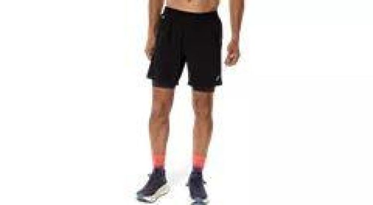 ASICS ASICS ROAD 2-N-1 7IN SHORT  (zwart) - De Peperstraat (Poperinge)