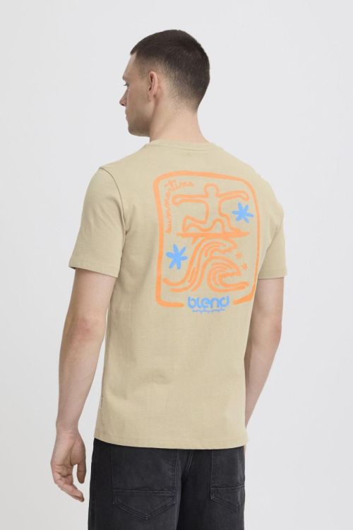  BLEND TEE  (beige) - De Peperstraat (Poperinge)