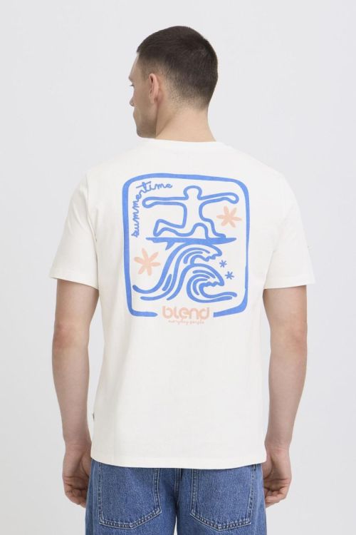  BLEND TEE  (wit) - De Peperstraat (Poperinge)