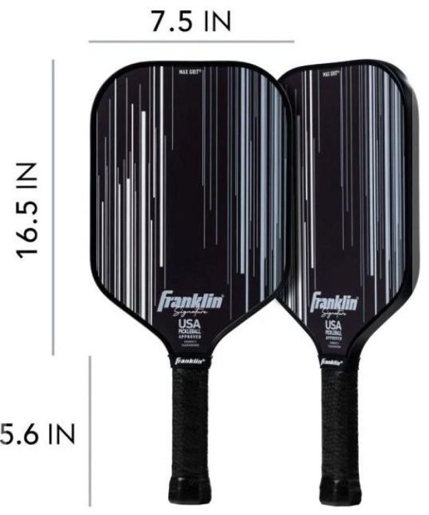  FRANKLIN PICKLEBALL 52985C1 SIGN 16MM BLACK  - De Peperstraat (Poperinge)