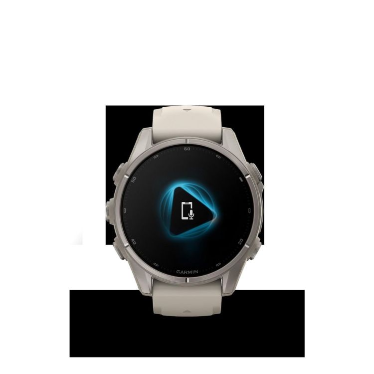GARMIN GARMIN fenix® 9 – 43mm Titanium met siliconen band in Fog Gray  - De Peperstraat (Poperinge)