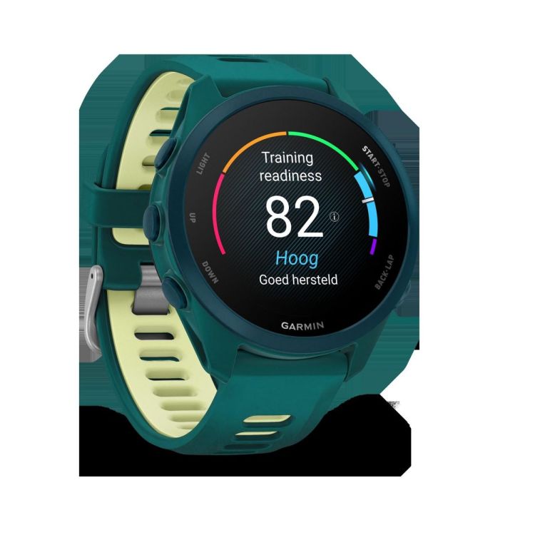 GARMIN GARMIN Forerunner® 170 Music Blauwgroen met Blauwgroen/Citroengele band  (groen) - De Peperstraat (Poperinge)