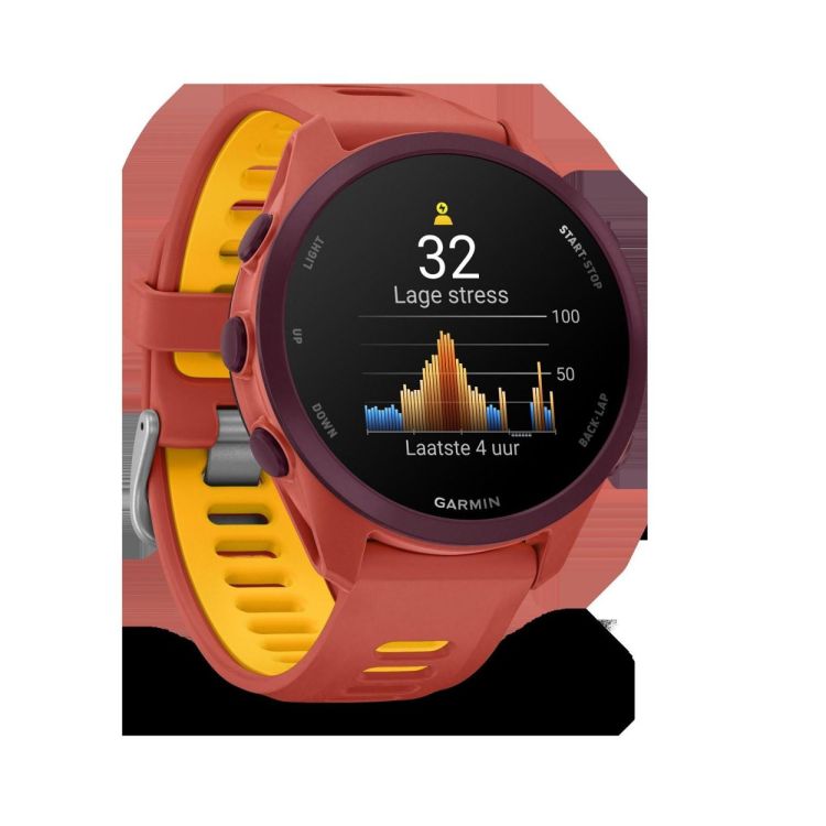 GARMIN GARMIN Forerunner® 170 Music Red Pink met Red Pink/Mango band  (zwart) - De Peperstraat (Poperinge)