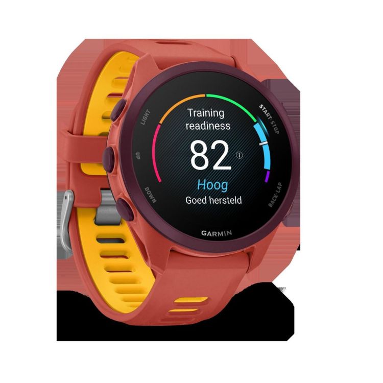 GARMIN GARMIN Forerunner® 170 Music Red Pink met Red Pink/Mango band  (zwart) - De Peperstraat (Poperinge)