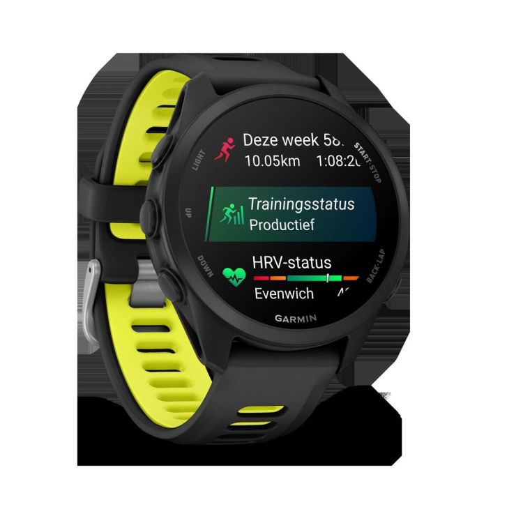 GARMIN GARMIN Forerunner® 170 Music Zwart met Zwart/Gele band  (zwart) - De Peperstraat (Poperinge)