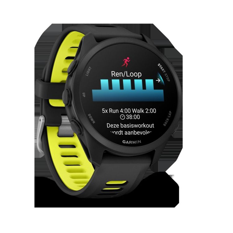 GARMIN GARMIN Forerunner® 170 Music Zwart met Zwart/Gele band  (zwart) - De Peperstraat (Poperinge)