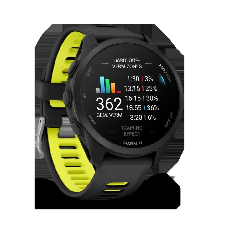 GARMIN GARMIN Forerunner® 170 Music Zwart met Zwart/Gele band  (zwart) - De Peperstraat (Poperinge)