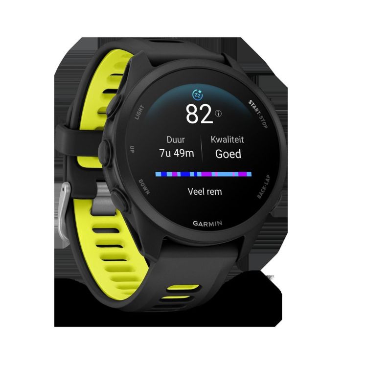 GARMIN GARMIN Forerunner® 170 Music Zwart met Zwart/Gele band  (zwart) - De Peperstraat (Poperinge)