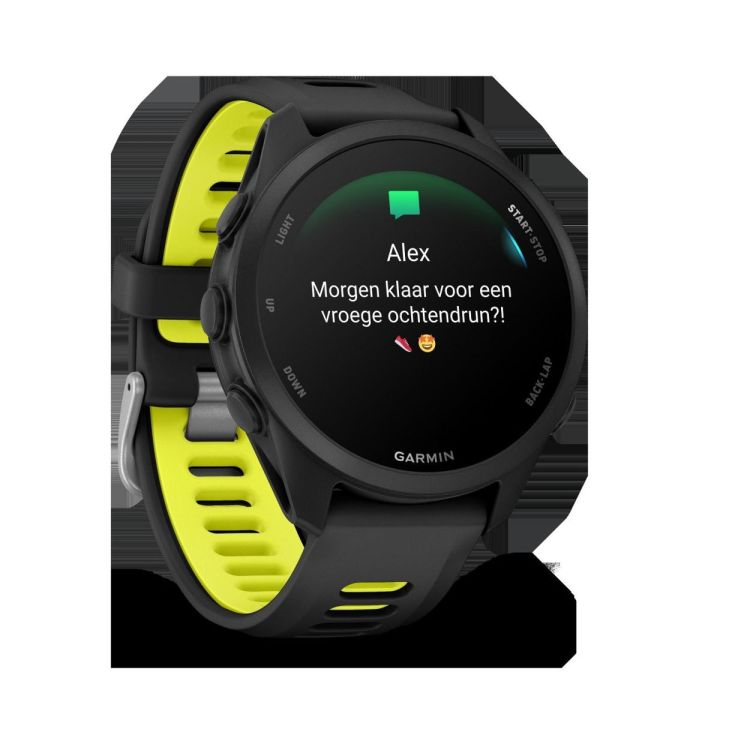 GARMIN GARMIN Forerunner® 170 Music Zwart met Zwart/Gele band  (zwart) - De Peperstraat (Poperinge)