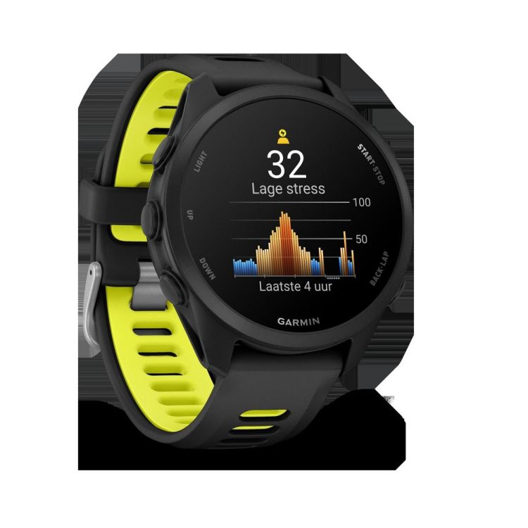 GARMIN GARMIN Forerunner® 170 Music Zwart met Zwart/Gele band  (zwart) - De Peperstraat (Poperinge)