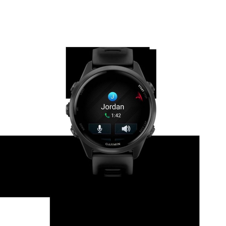  GARMIN Forerunner® 570 - 42mm Slate grey aluminium met transparante zwarte/zwarte band  - De Peperstraat (Poperinge)