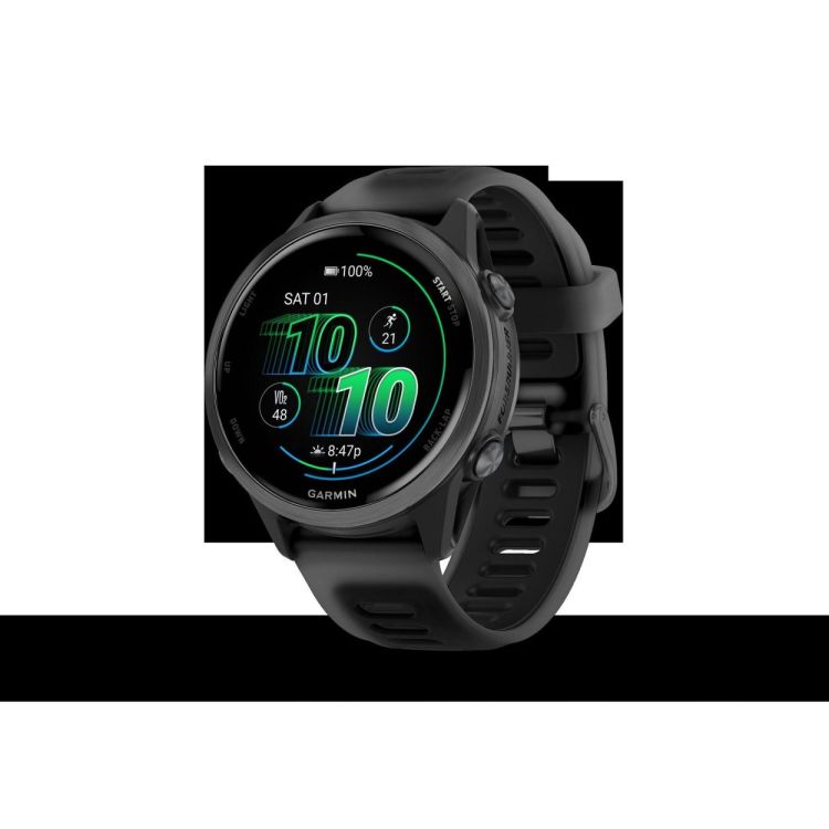  GARMIN Forerunner® 570 - 42mm Slate grey aluminium met transparante zwarte/zwarte band  - De Peperstraat (Poperinge)