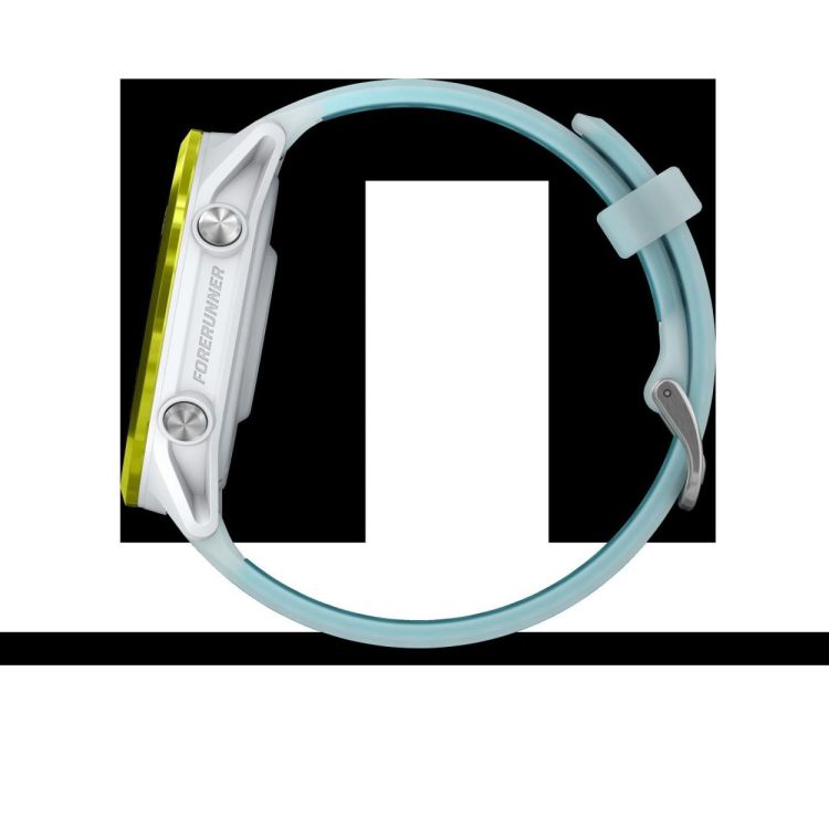  GARMIN Forerunner® 570 - 47mm Amp yellow aluminium met transparante whitestone/turquoise band  - De Peperstraat (Poperinge)