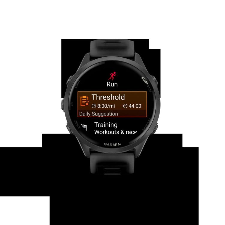 GARMIN GARMIN Forerunner® 570 - 47mm Slate grey aluminium met transparante zwarte/zwarte band  - De Peperstraat (Poperinge)