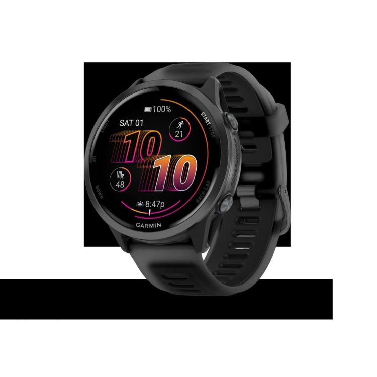 GARMIN GARMIN Forerunner® 570 - 47mm Slate grey aluminium met transparante zwarte/zwarte band  - De Peperstraat (Poperinge)