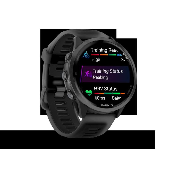 GARMIN GARMIN Forerunner® 570 - 47mm Slate grey aluminium met transparante zwarte/zwarte band  - De Peperstraat (Poperinge)
