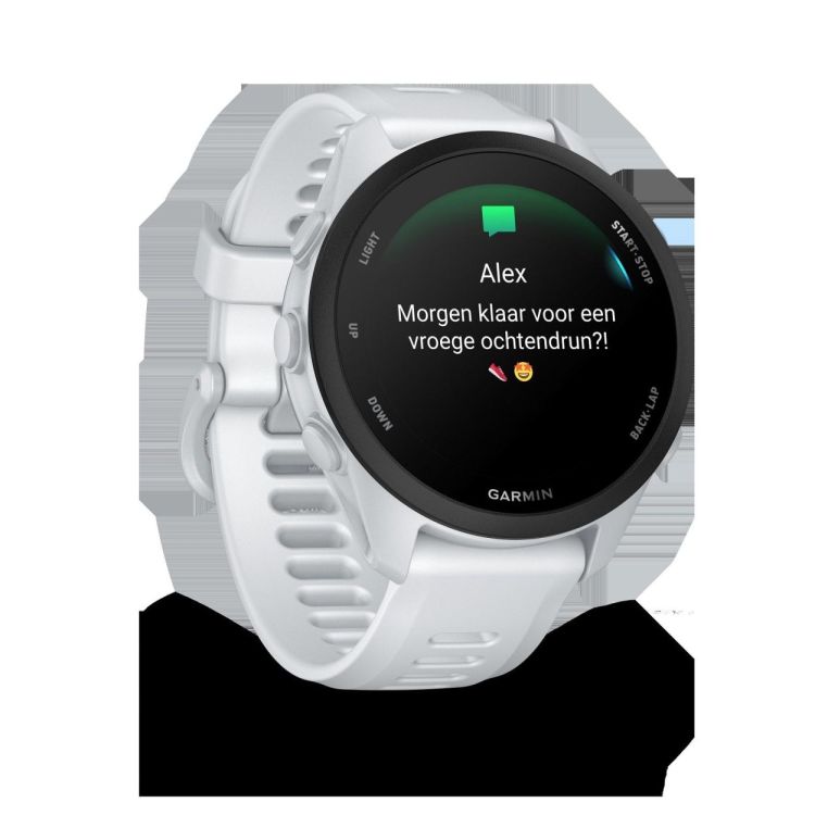 GARMIN GARMIN Forerunner® 70 Whitestone  (wit) - De Peperstraat (Poperinge)
