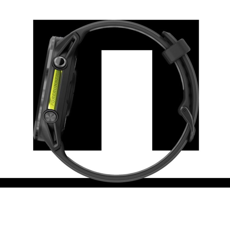 GARMIN GARMIN Forerunner® 970 Carbon grey dlc titanium met zwarte behuizing en zwarte/transparante whitestone band  - De Peperstraat (Poperinge)