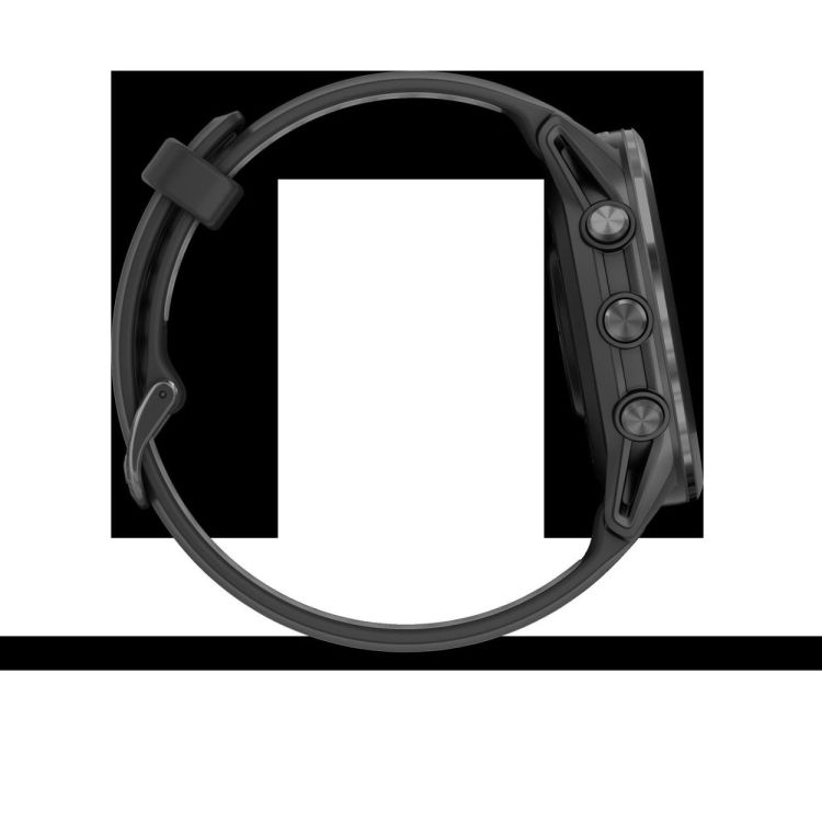 GARMIN GARMIN Forerunner® 970 Carbon grey dlc titanium met zwarte behuizing en zwarte/transparante whitestone band  - De Peperstraat (Poperinge)