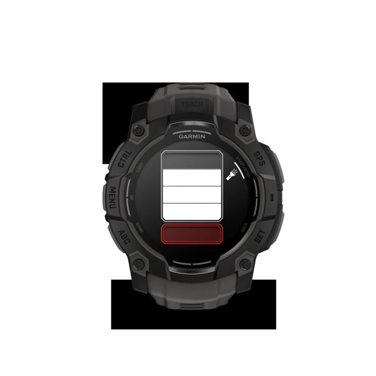 GARMIN GARMIN Instinct® 3 – 50 mm, AMOLED Zwart met charcoal band  - De Peperstraat (Poperinge)
