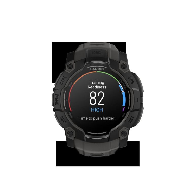 GARMIN GARMIN Instinct® 3 – 50 mm, AMOLED Zwart met charcoal band  - De Peperstraat (Poperinge)
