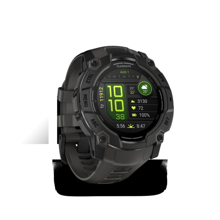 GARMIN GARMIN Instinct® 3 – 50 mm, AMOLED Zwart met charcoal band  - De Peperstraat (Poperinge)