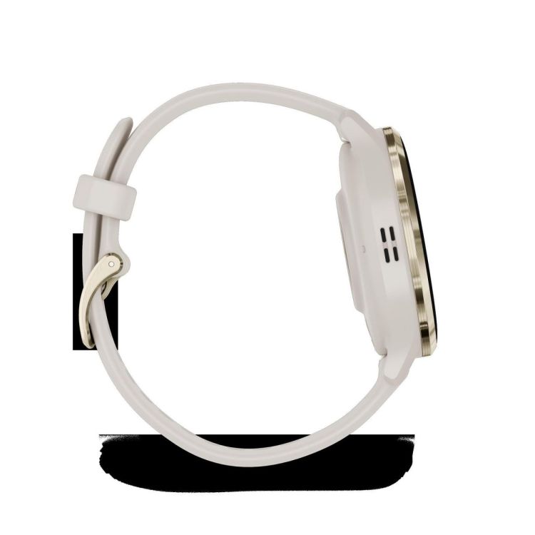 GARMIN GARMIN Venu® 3S, Soft Gold rand van roestvrij staal met Ivory behuizing en siliconen band  - De Peperstraat (Poperinge)