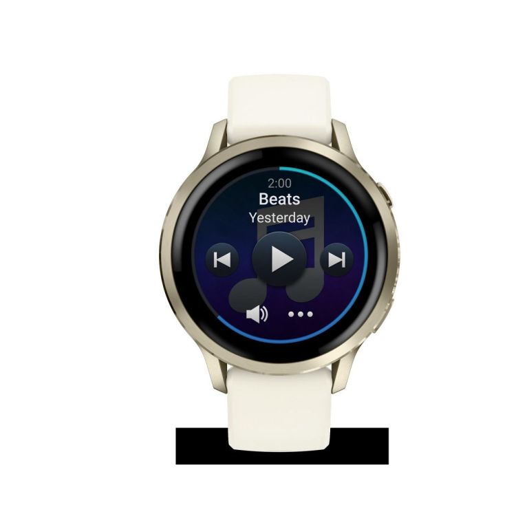  GARMIN Venu® 4 - 41 mm Lunar gold met Bone siliconen bandje  - De Peperstraat (Poperinge)