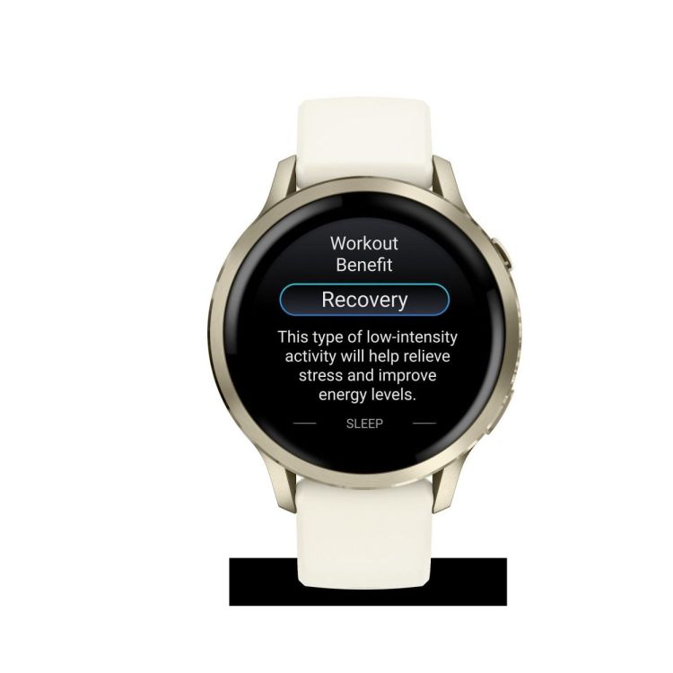  GARMIN Venu® 4 - 41 mm Lunar gold met Bone siliconen bandje  - De Peperstraat (Poperinge)