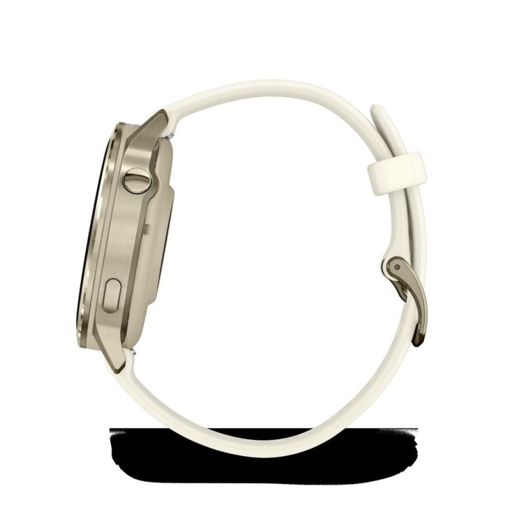  GARMIN Venu® 4 - 41 mm Lunar gold met Bone siliconen bandje  - De Peperstraat (Poperinge)