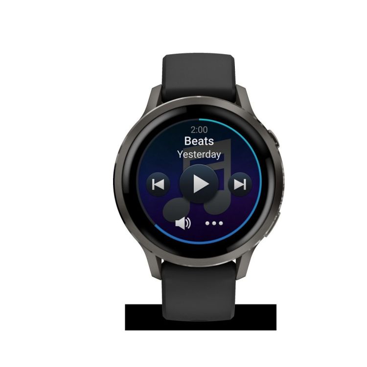  GARMIN Venu® 4 - 41 mm Slate met Zwarte siliconen band  - De Peperstraat (Poperinge)