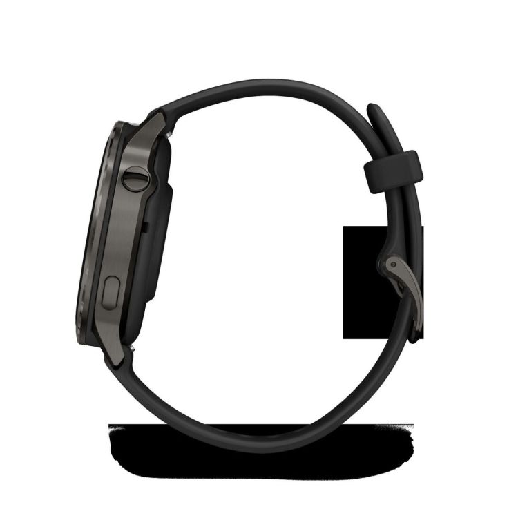  GARMIN Venu® 4 - 41 mm Slate met Zwarte siliconen band  - De Peperstraat (Poperinge)