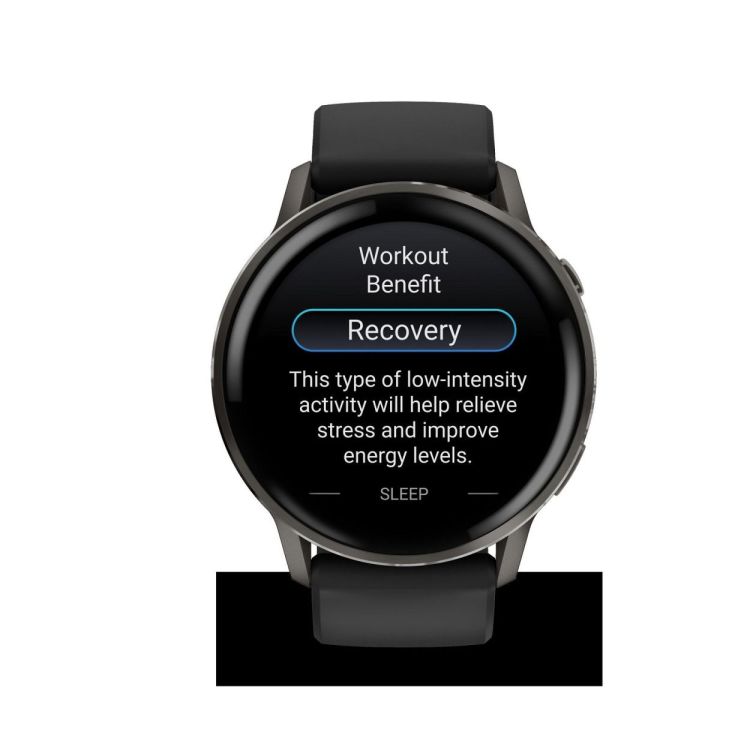  GARMIN Venu® 4 - 45 mm Slate met Zwarte siliconen band  - De Peperstraat (Poperinge)