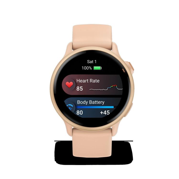 GARMIN GARMIN vívoactive® 6 Metallic Pink Dawn met Pink Dawn polsband  - De Peperstraat (Poperinge)