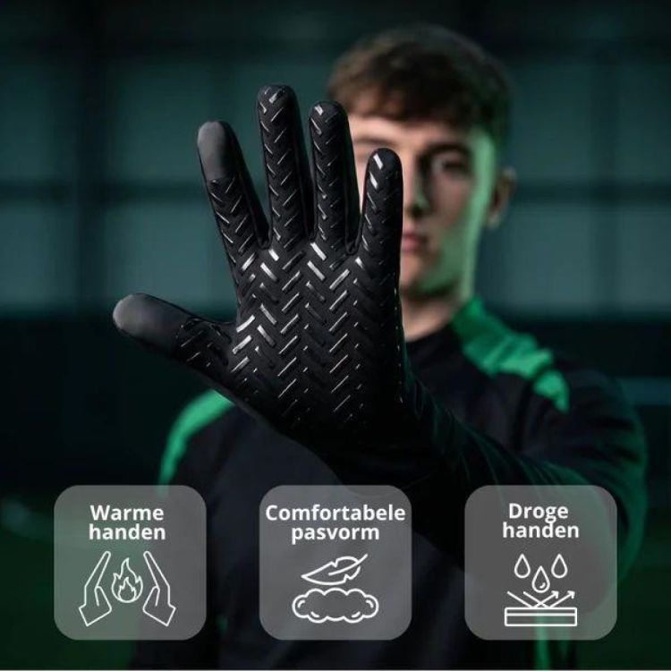 GT SPORT SELECTION GT Field Player Gloves  (zwart) - De Peperstraat (Poperinge)