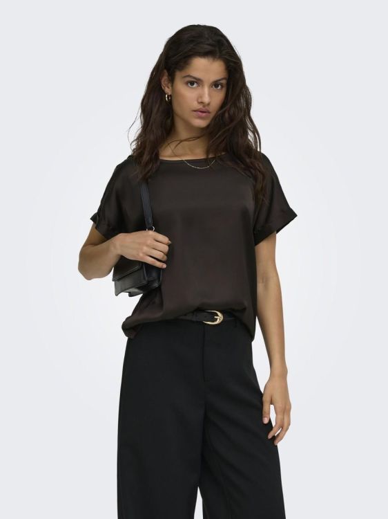 JACQUELINE de YONG JDY TSHIRT  (bruin) - De Peperstraat (Poperinge)