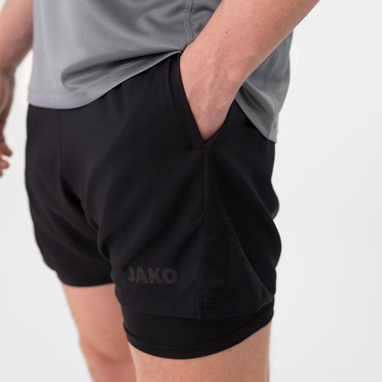 JAKO JAKO SHORT 2 IN 1 POWER DAMES  (zwart) - De Peperstraat (Poperinge)