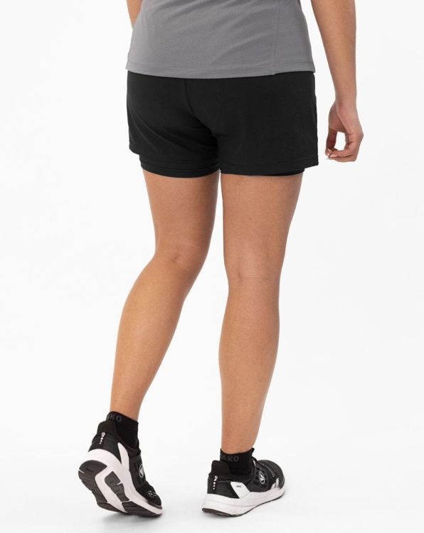 JAKO JAKO SHORT 2 IN 1 POWER DAMES  (zwart) - De Peperstraat (Poperinge)