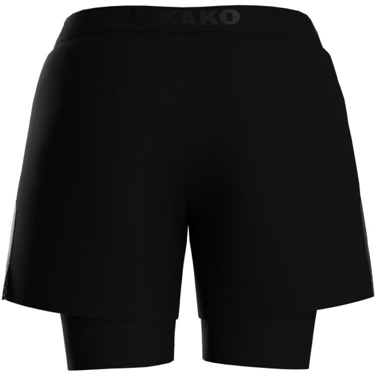 JAKO JAKO SHORT 2 IN 1 POWER DAMES  (zwart) - De Peperstraat (Poperinge)