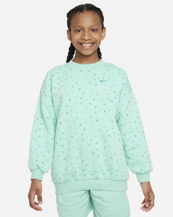 NIKE NIKE G NSW CLUB FLC OVRSZD CREW LOGO  - De Peperstraat (Poperinge)